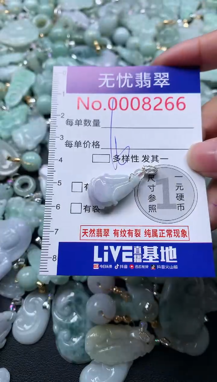 颈饰未镶嵌翡翠8266