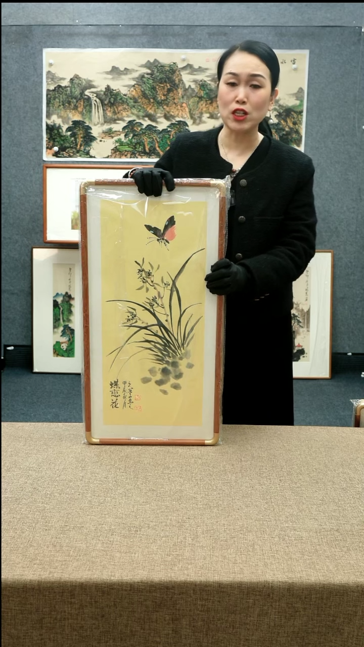 【闪购商品】国画33*66夏寒老师花鸟