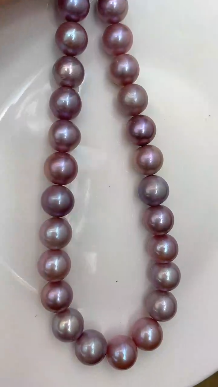 11-13mm 紫色系项链  