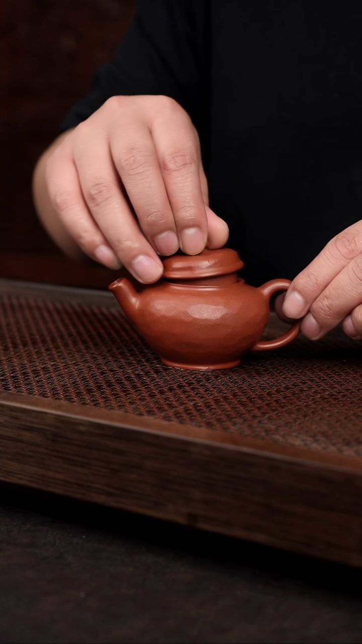 【闪购商品】紫砂茶壶朱泥矮巨轮