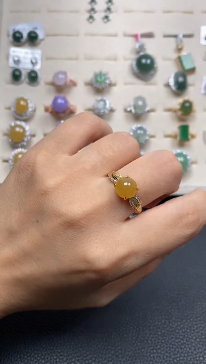 【闪购商品】翡翠戒指银S925镶嵌11111