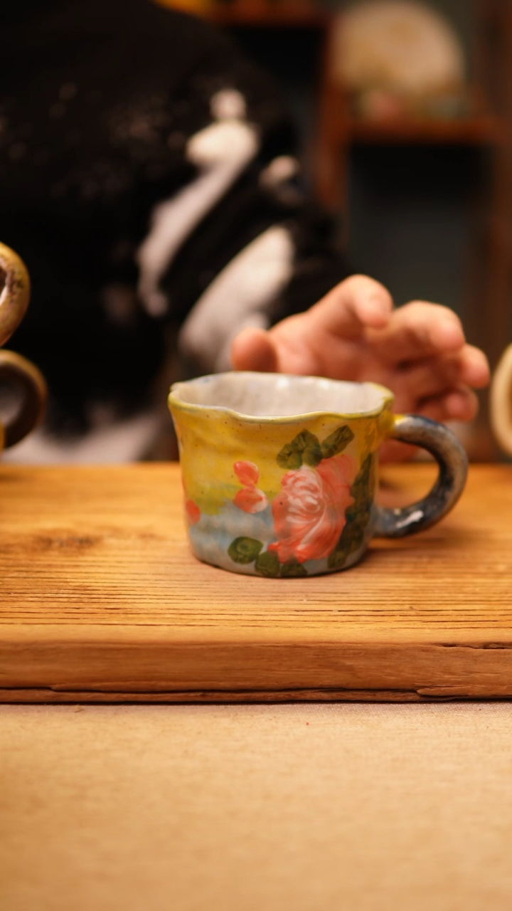 【闪购商品】@@陶园瓷舍@@纯手工手绘@高温釉下彩