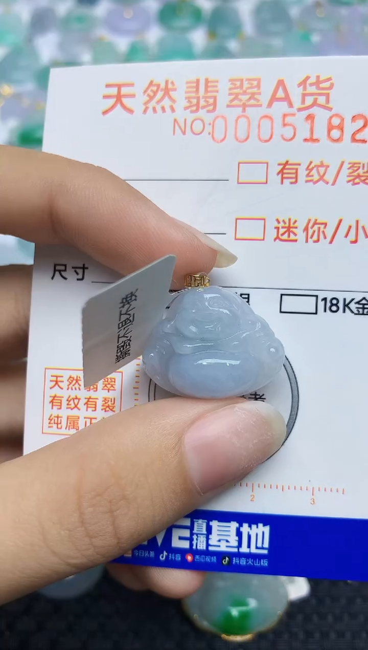 翡翠18K金镶嵌颈饰4534534534534