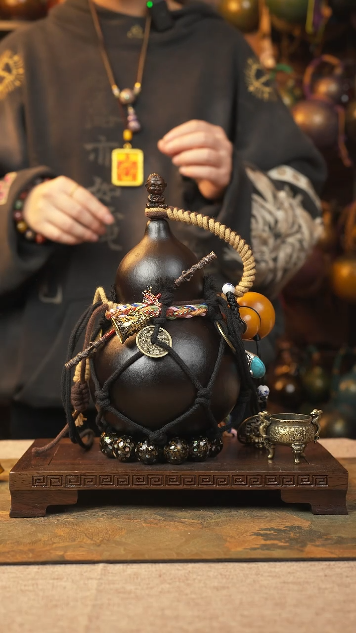 【闪购商品】389大漆葫芦一物一拍记葫堂出品