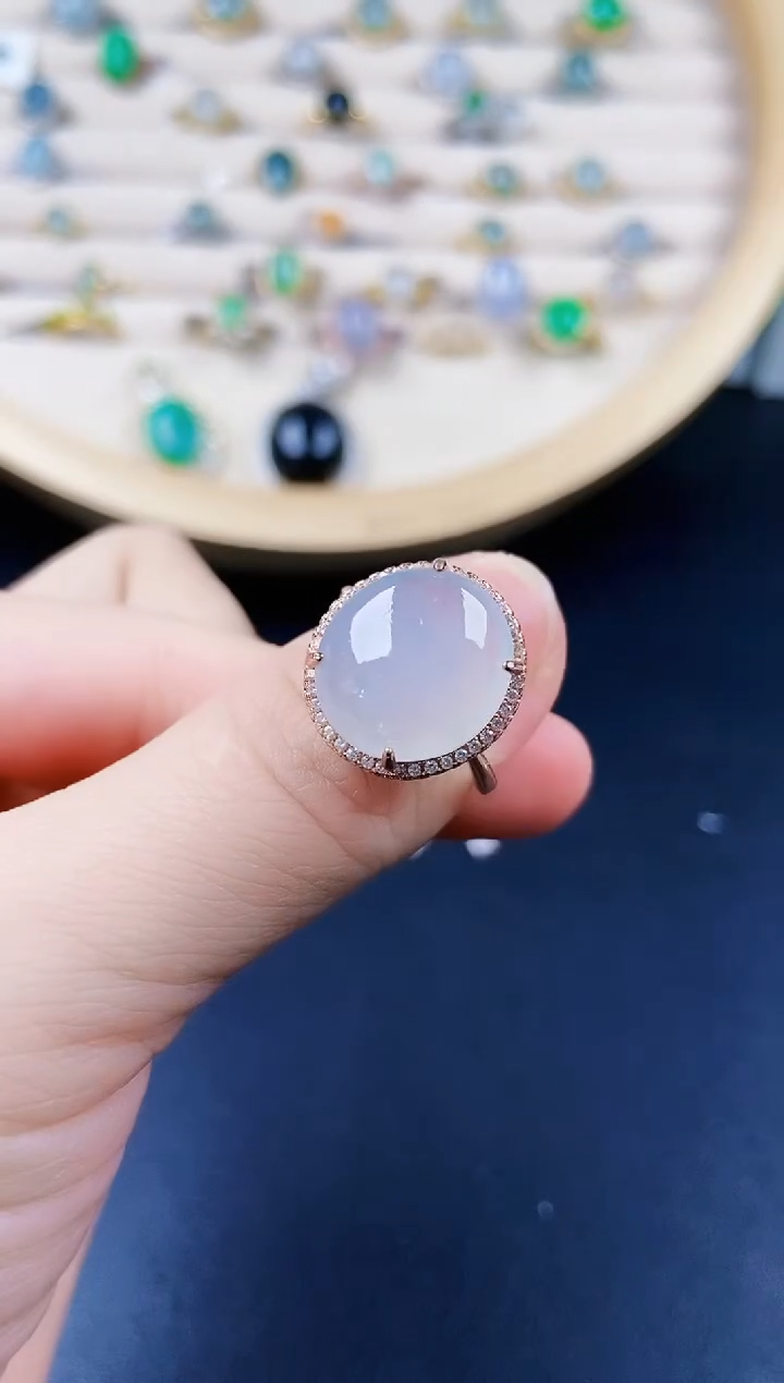 【闪购商品】翡翠戒指银S925镶嵌1231241231