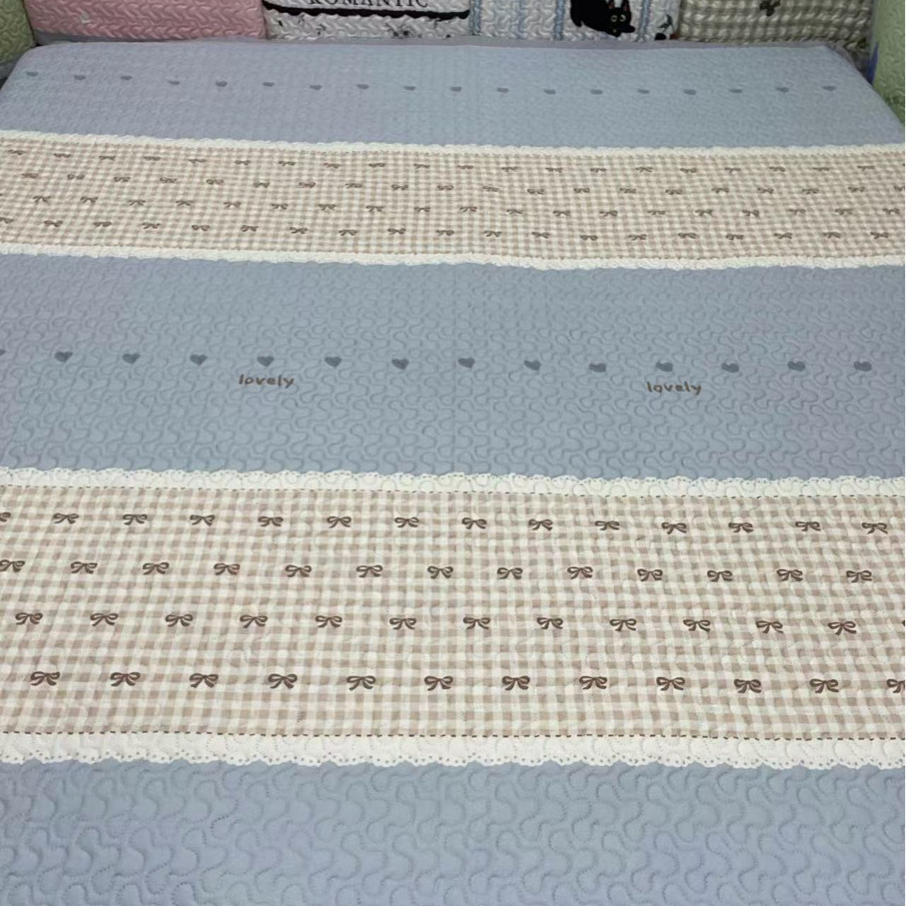 四季通用床盖炕盖榻榻米盖柔软亲肤加棉加厚吸汗透气