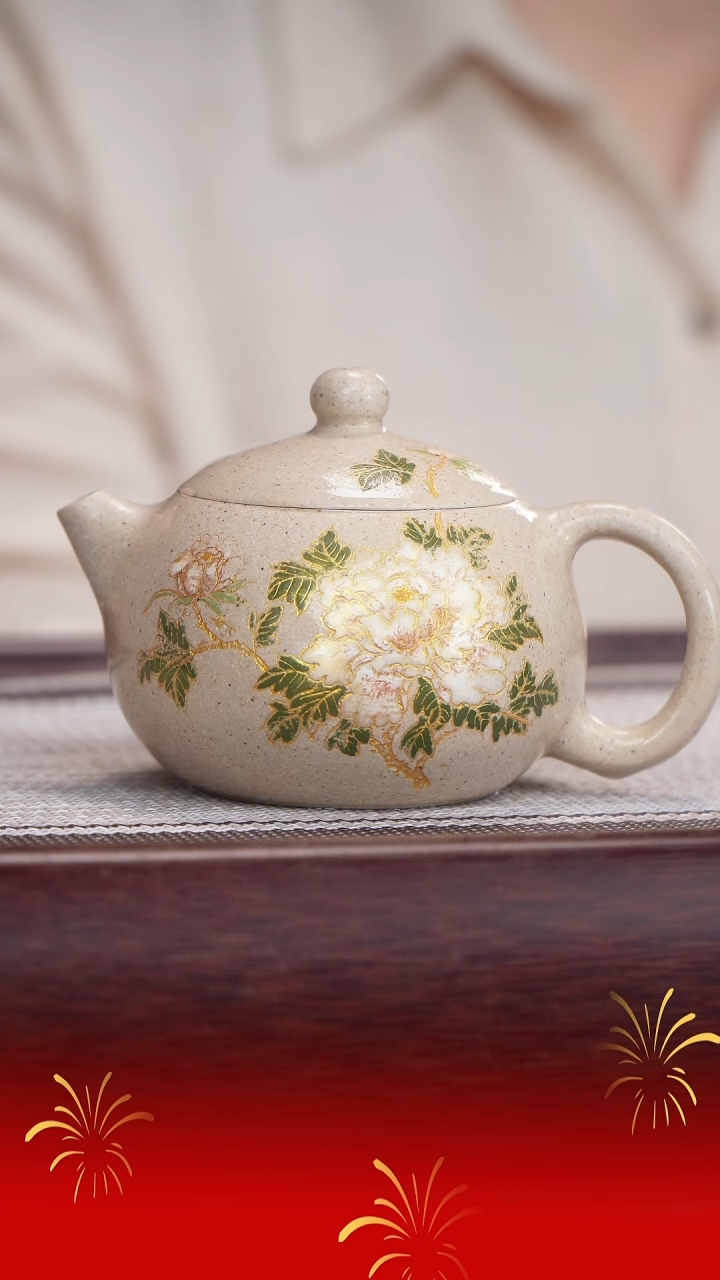 【闪购商品】紫砂茶壶薛建珍/羊脂白玉段/西施/260cc