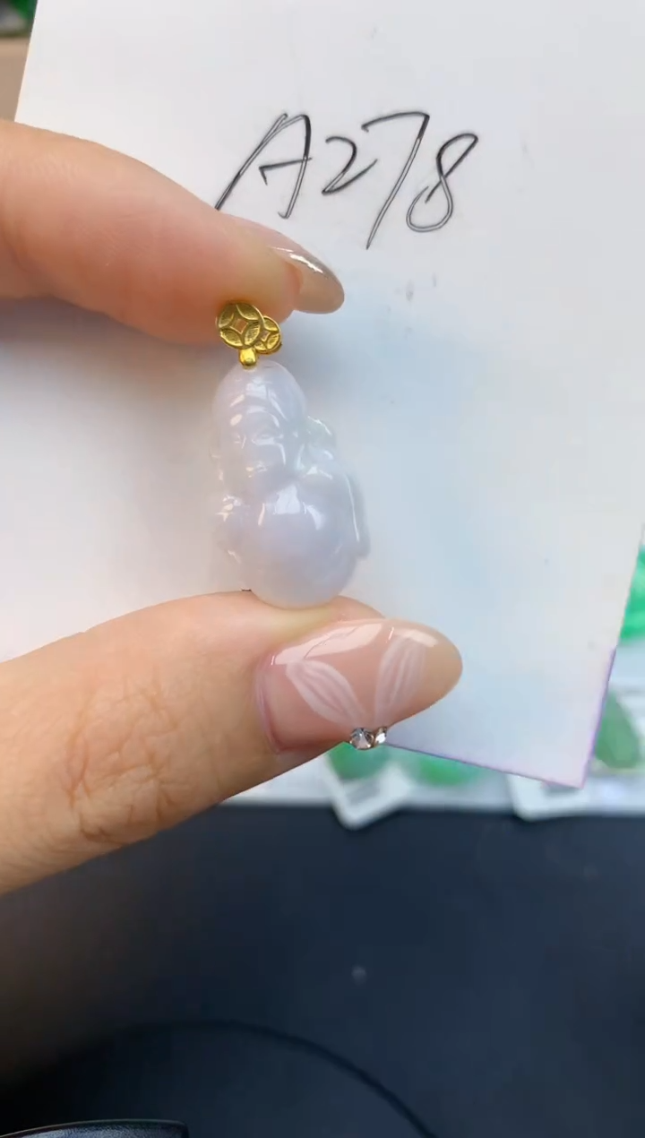 颈饰未镶嵌翡翠天然缅甸a货翡翠百元以上9元证书费自理