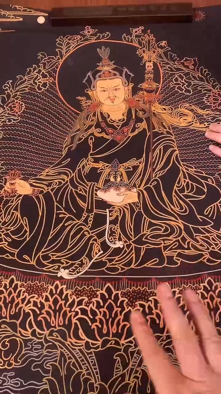 装裱画精美唐卡tk16072