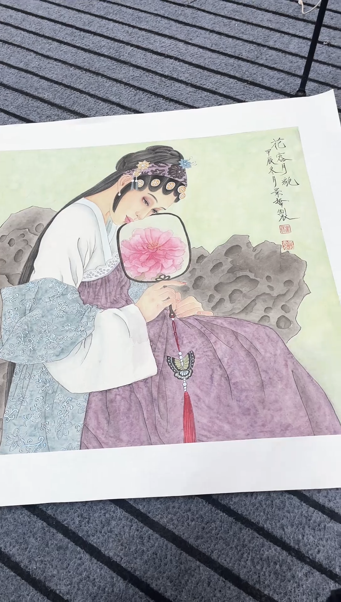 精品国画人物作品