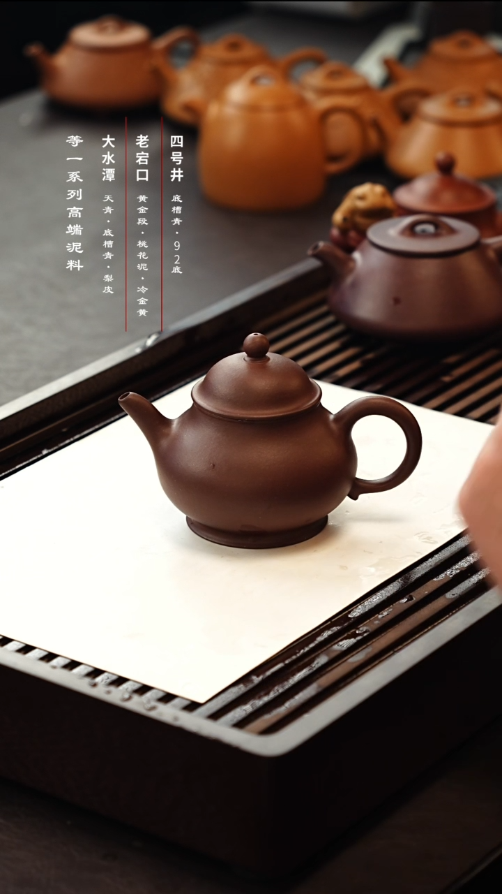 茶壶紫砂小王强潘壶复刻四底188cc