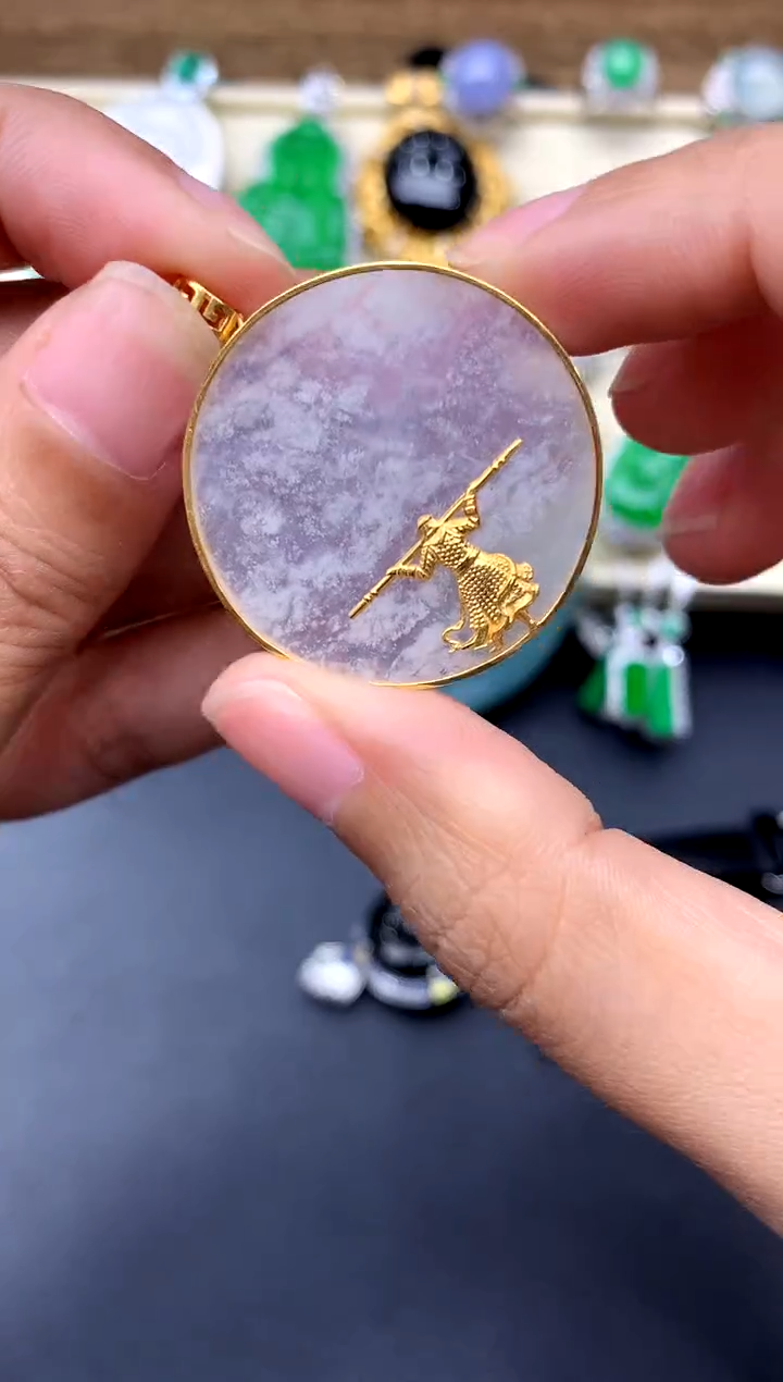 【闪购商品】翡翠颈饰18K金镶嵌251-中国好珍宝