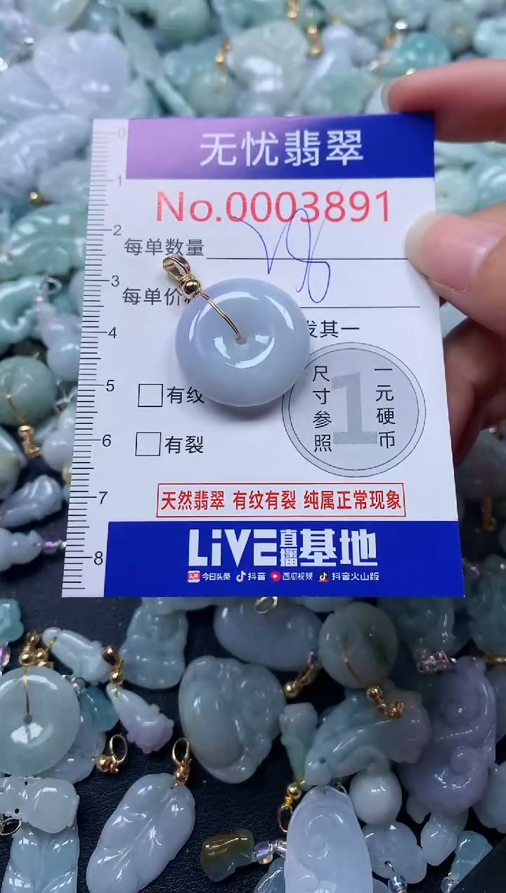 颈饰未镶嵌翡翠3891
