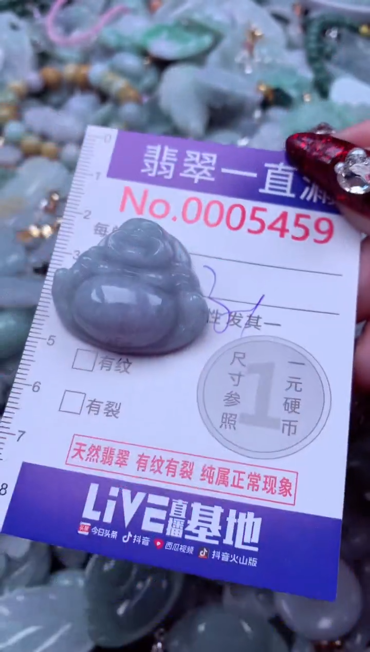 吊坠(不含链)未镶嵌翡翠5459