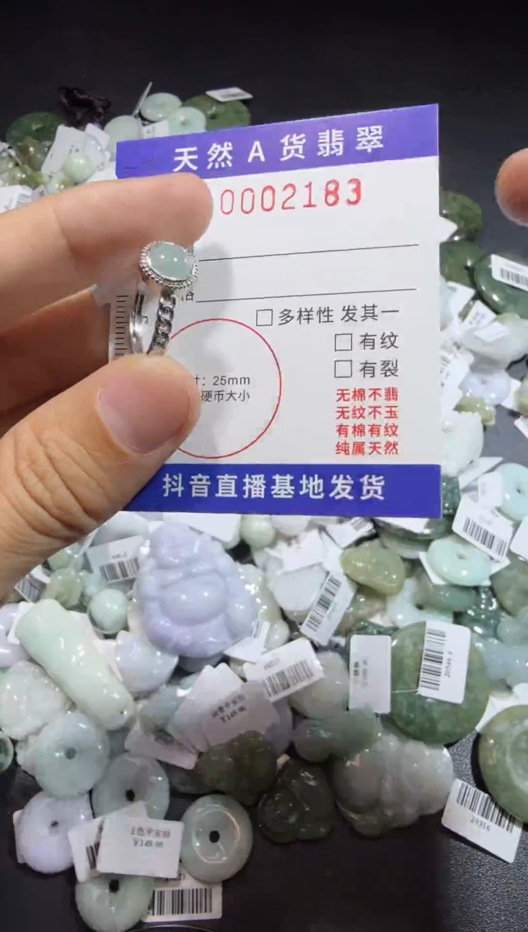 【闪购商品】翡翠颈饰未镶嵌00002183