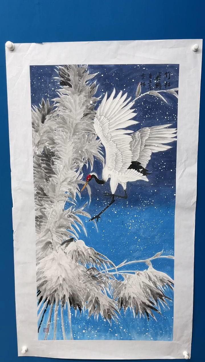 【闪购商品】国画张-四尺雪景/无框/W