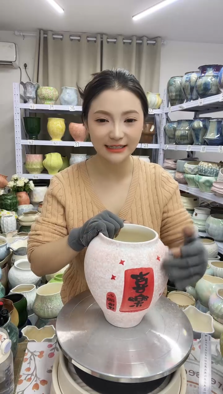 【12.1】花盆 高度：20  口径：12