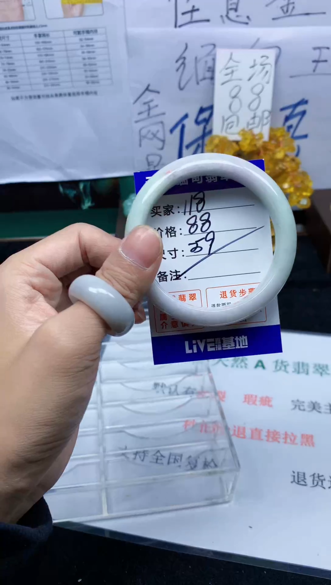 未镶嵌手镯翡翠118