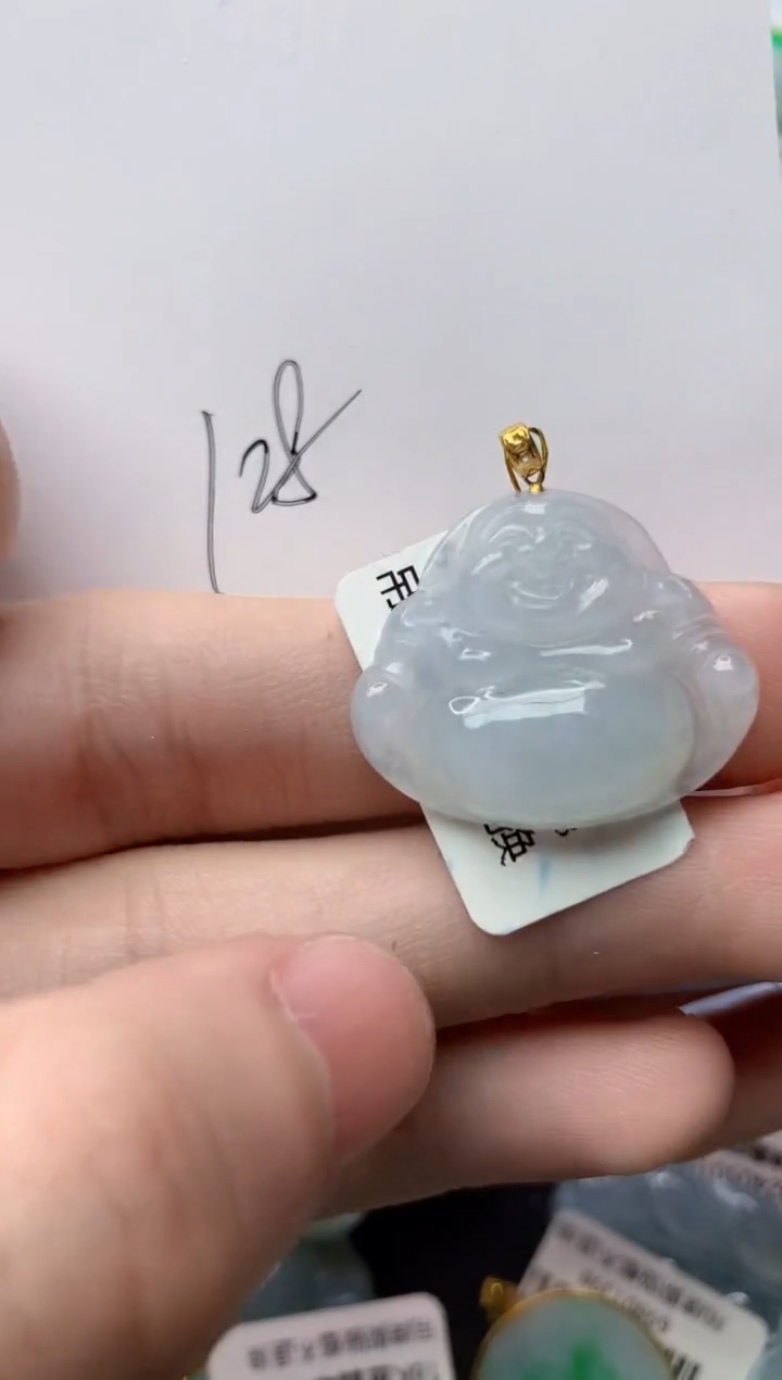 【闪购商品】翡翠颈饰18K金镶嵌99..........