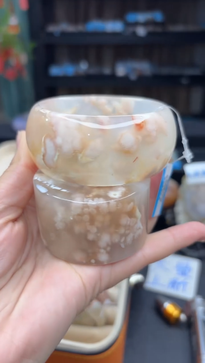 【闪购商品】石英质玉手镯未镶嵌1016（60圈赠送镯心）