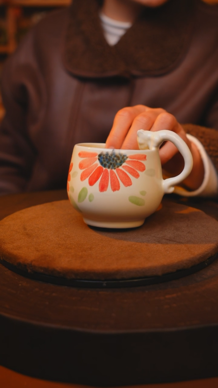 【闪购商品】瓷片景德镇手绘瓷器高温釉下彩----