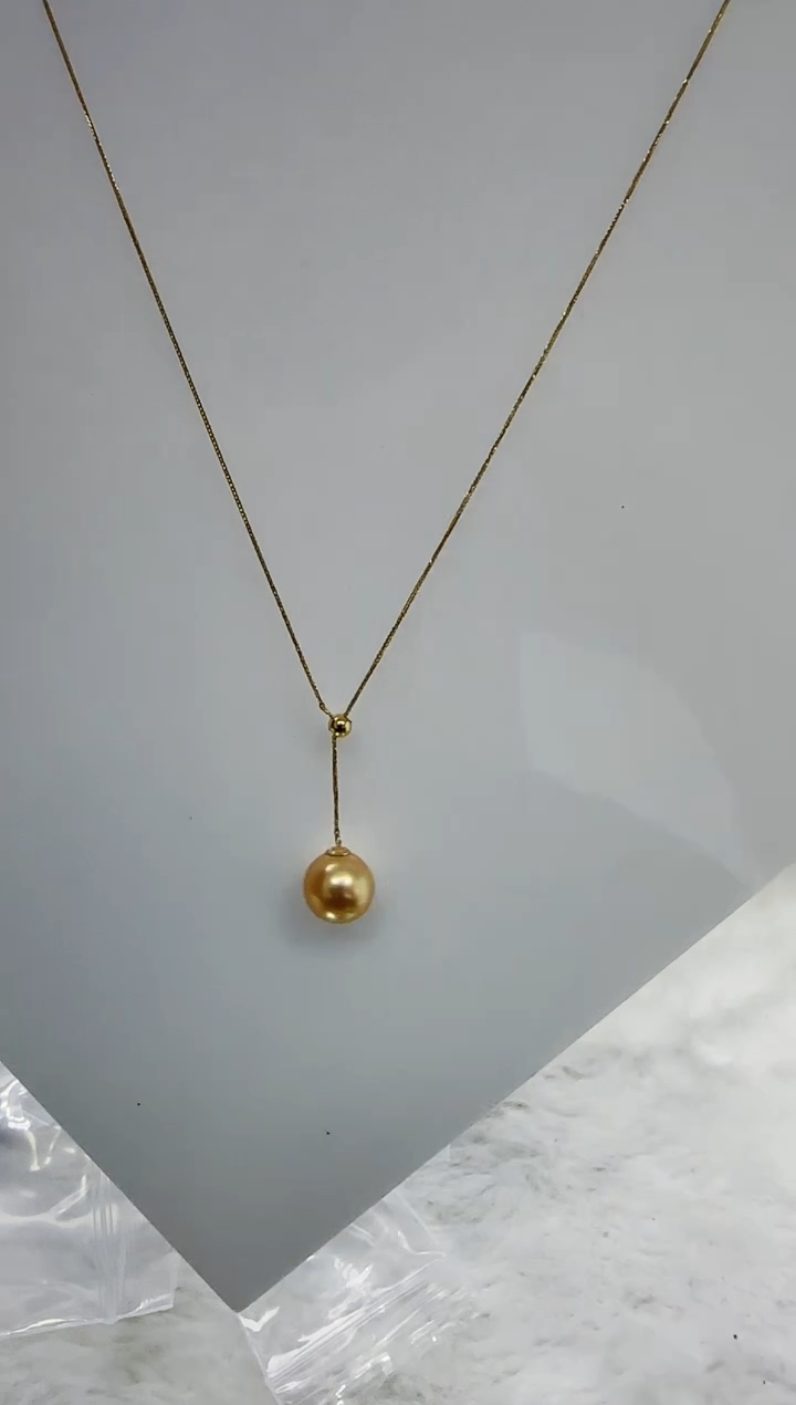 【闪购商品】海水珍珠DA18K金镶嵌a1293 羽皇金9