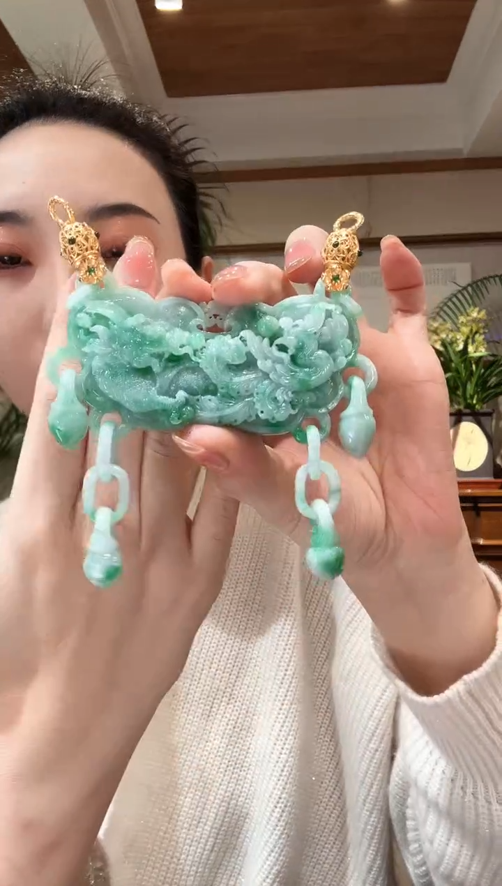 【闪购商品】翡翠颈饰未镶嵌国风