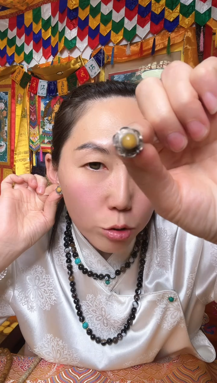 【闪购商品】吊坠藏谜耳钉青海唐卡配件