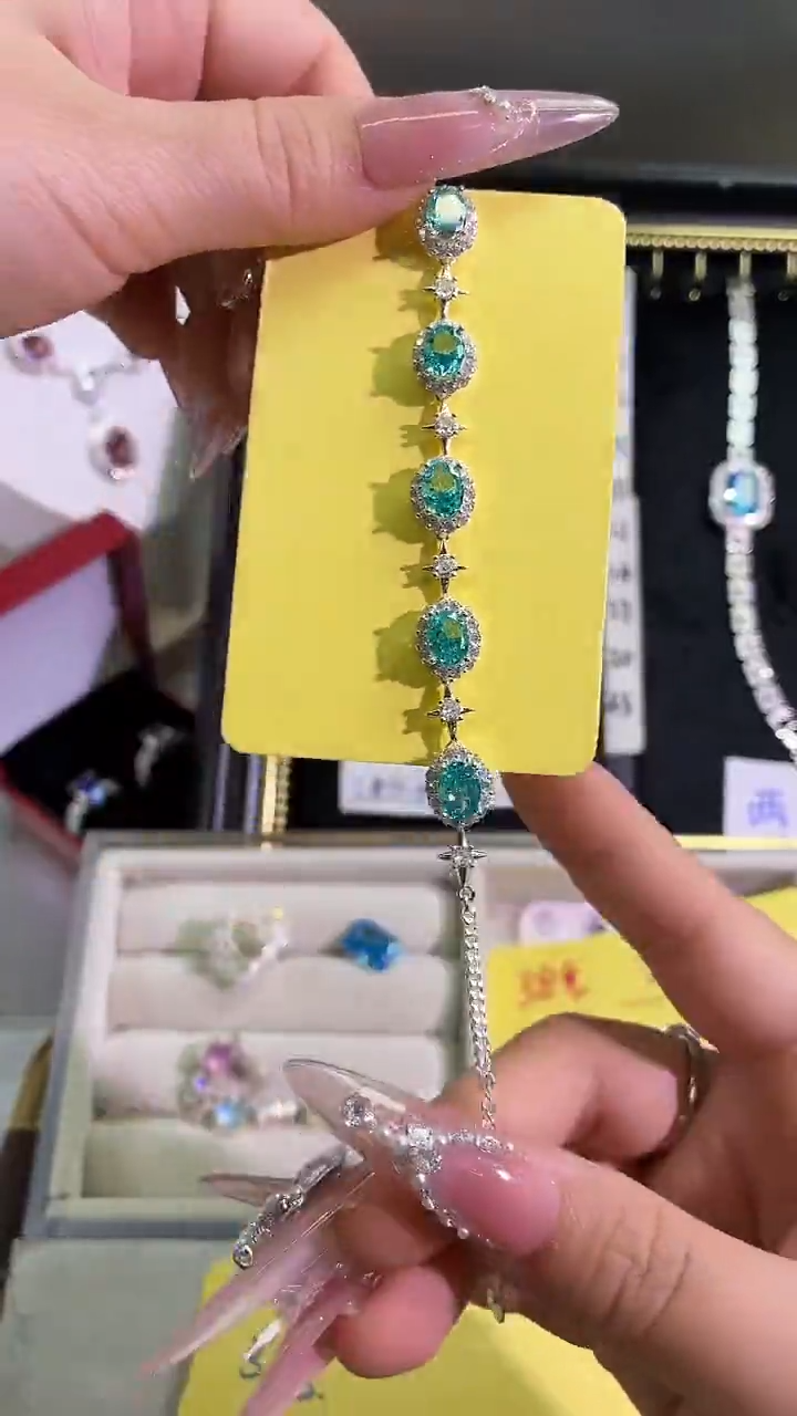 锆石铜合金39号 6*8蛋形 冰花空托 5卡位