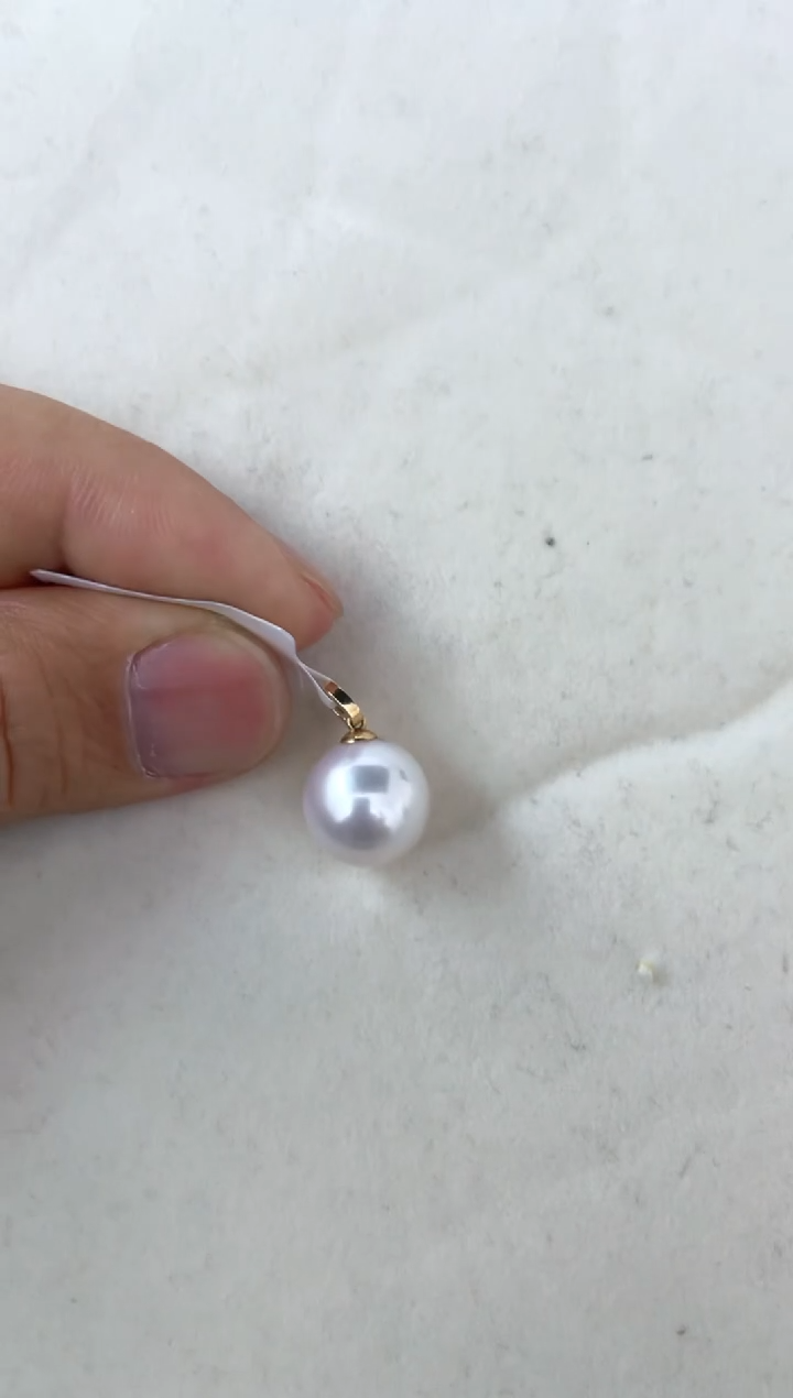 【闪购商品】淡水珍珠颈饰18K金镶嵌吊坠