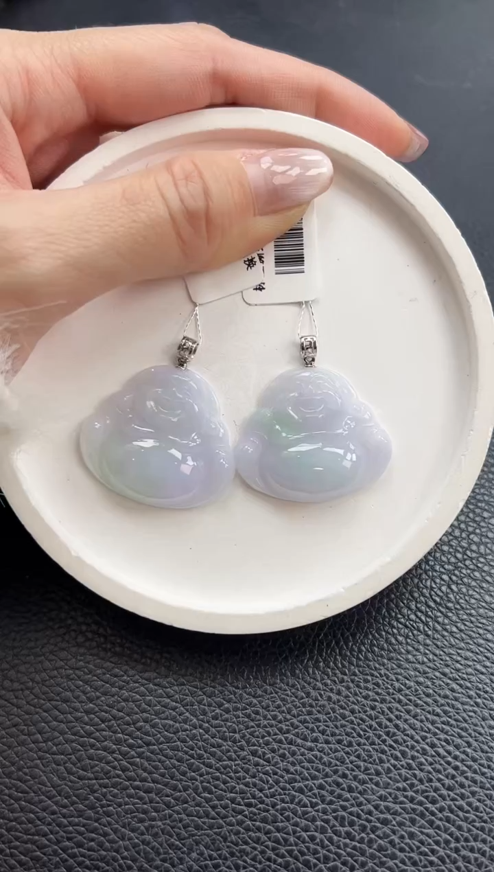 【闪购商品】翡翠颈饰18K金镶嵌YM197-3佛公多样性发一