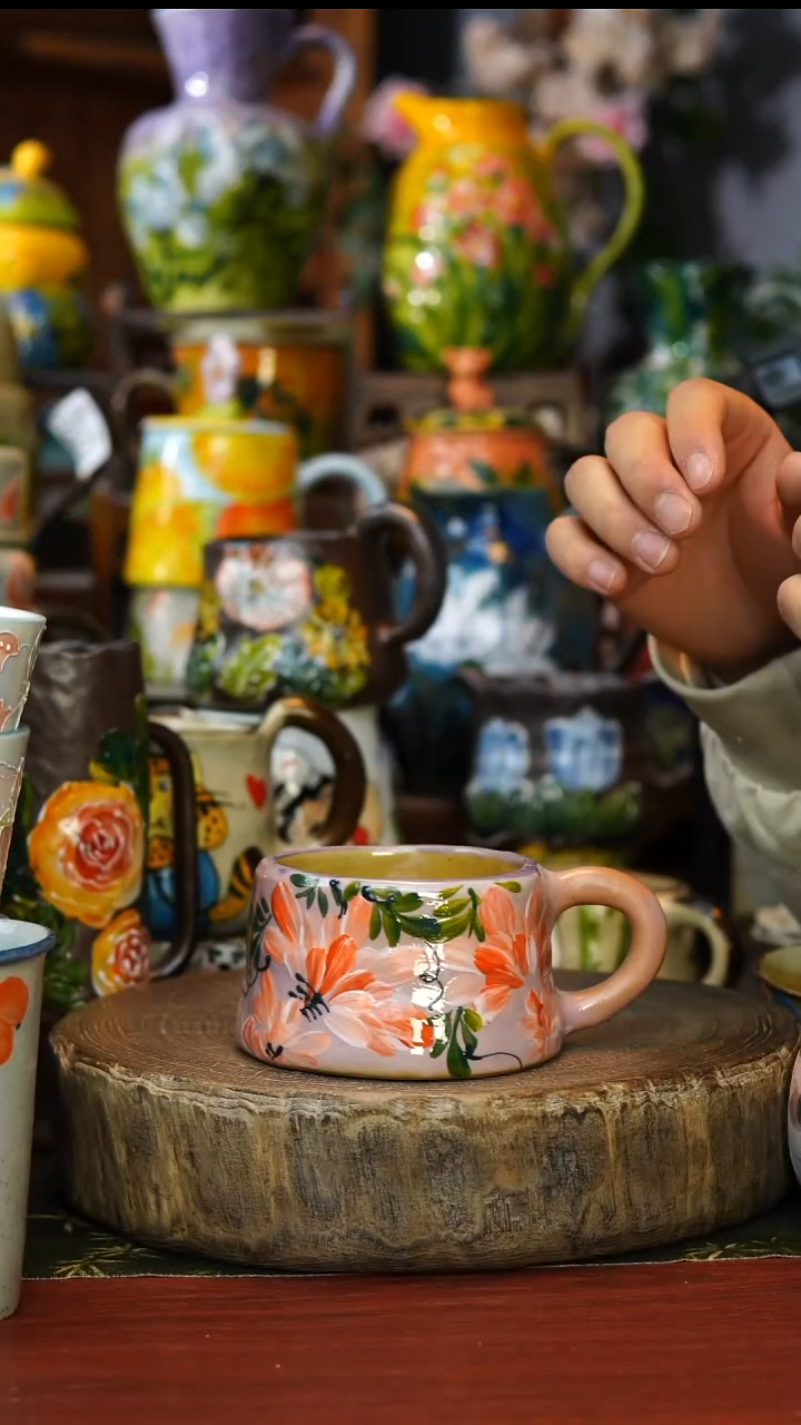 陶瓷46景德镇手工手绘釉下彩陶瓷