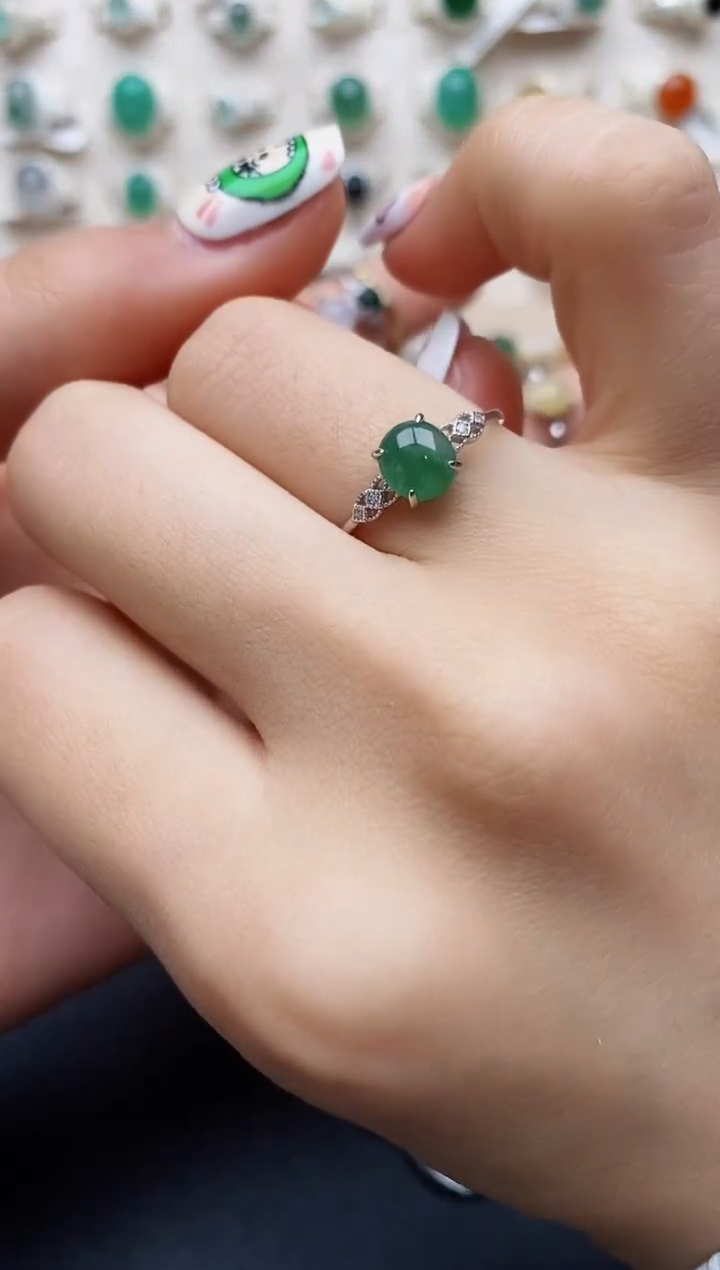 【闪购商品】翡翠戒指未镶嵌缅甸翡翠