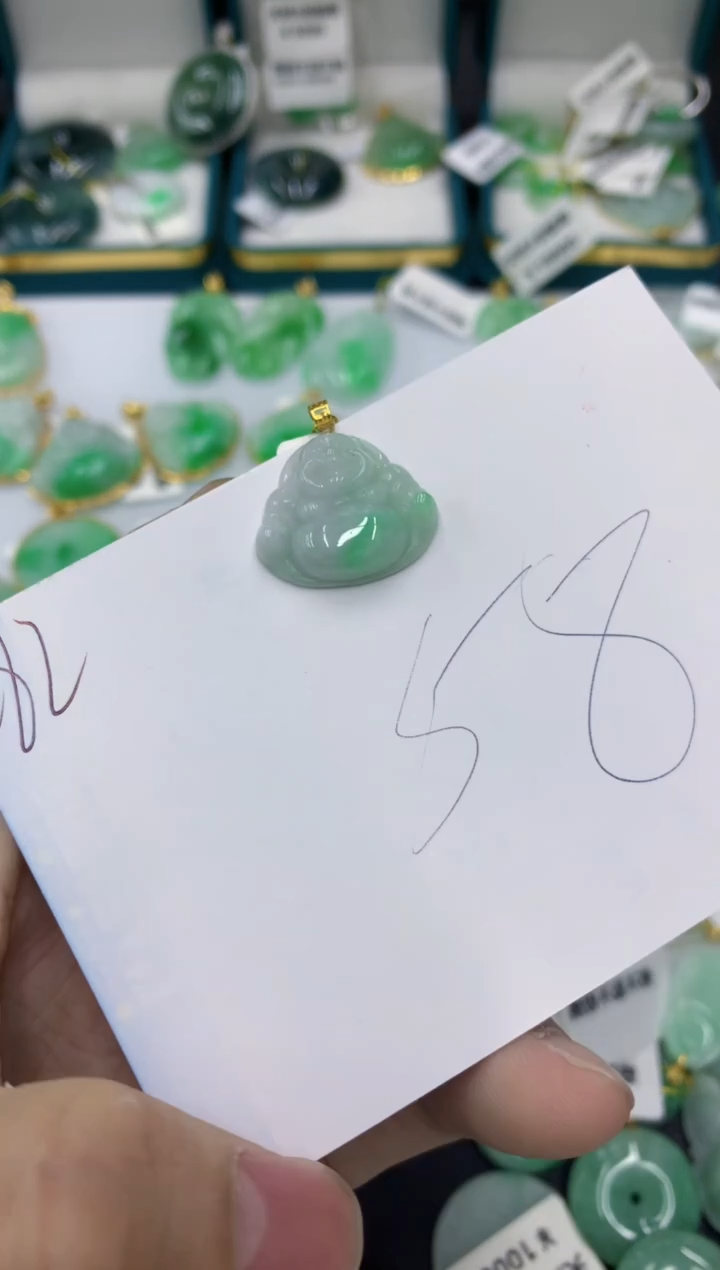 【闪购商品】翡翠颈饰18K金镶嵌1111111111