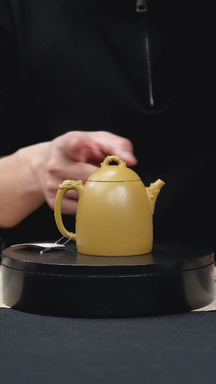【闪购商品】紫砂茶壶049黄金段秦权手工紫砂壶
