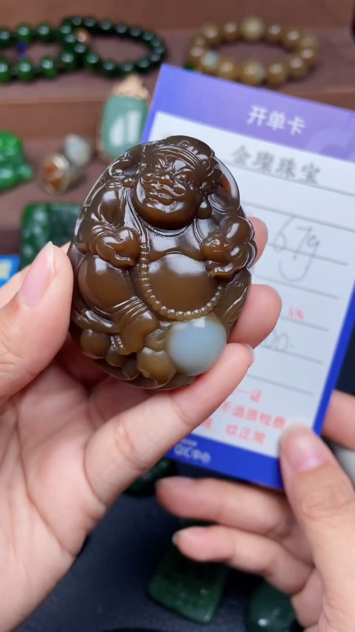 未镶嵌和田玉挂件f1186