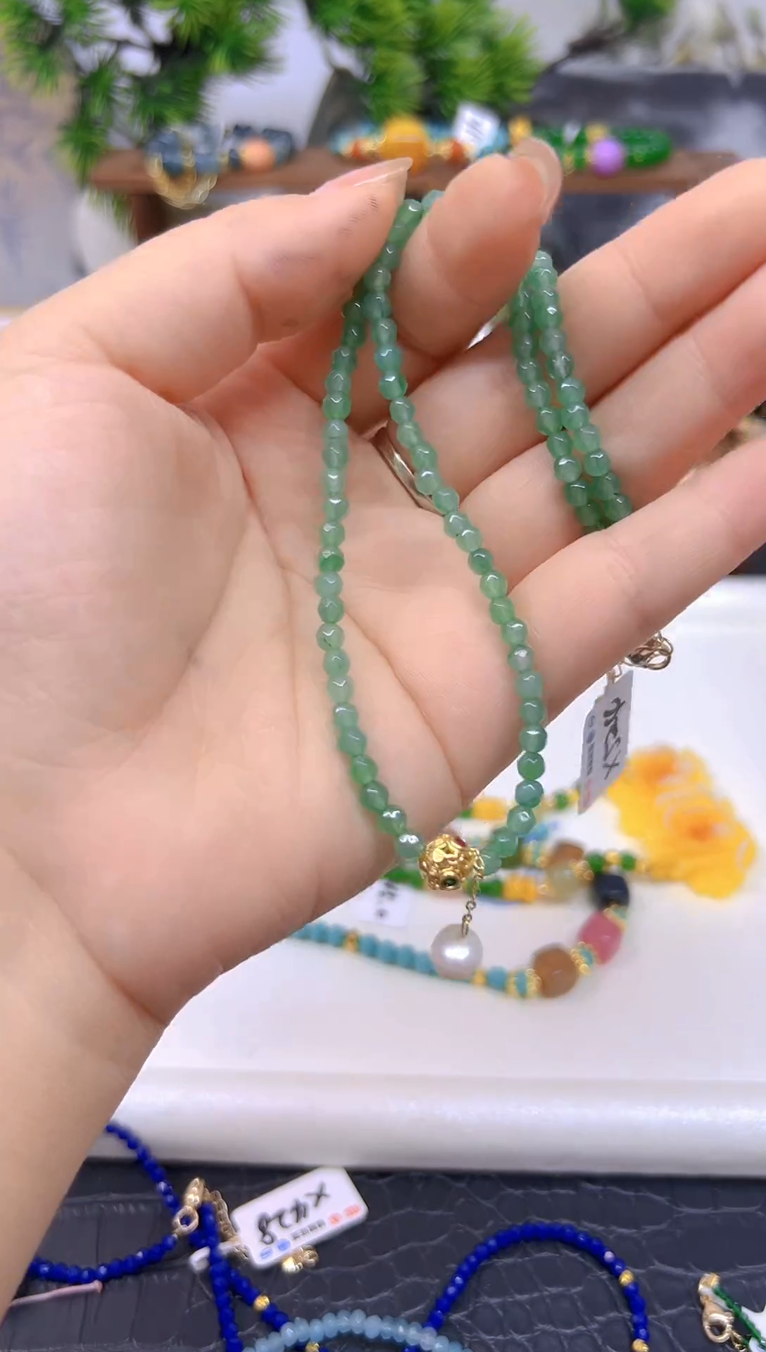 翡翠未镶嵌项链DIY款X524