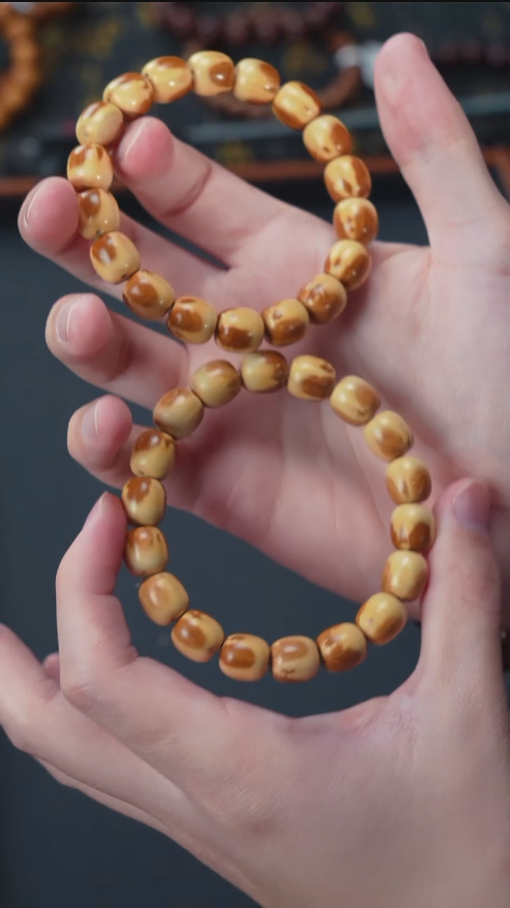 手串紫金鼠油核花皮老型10+