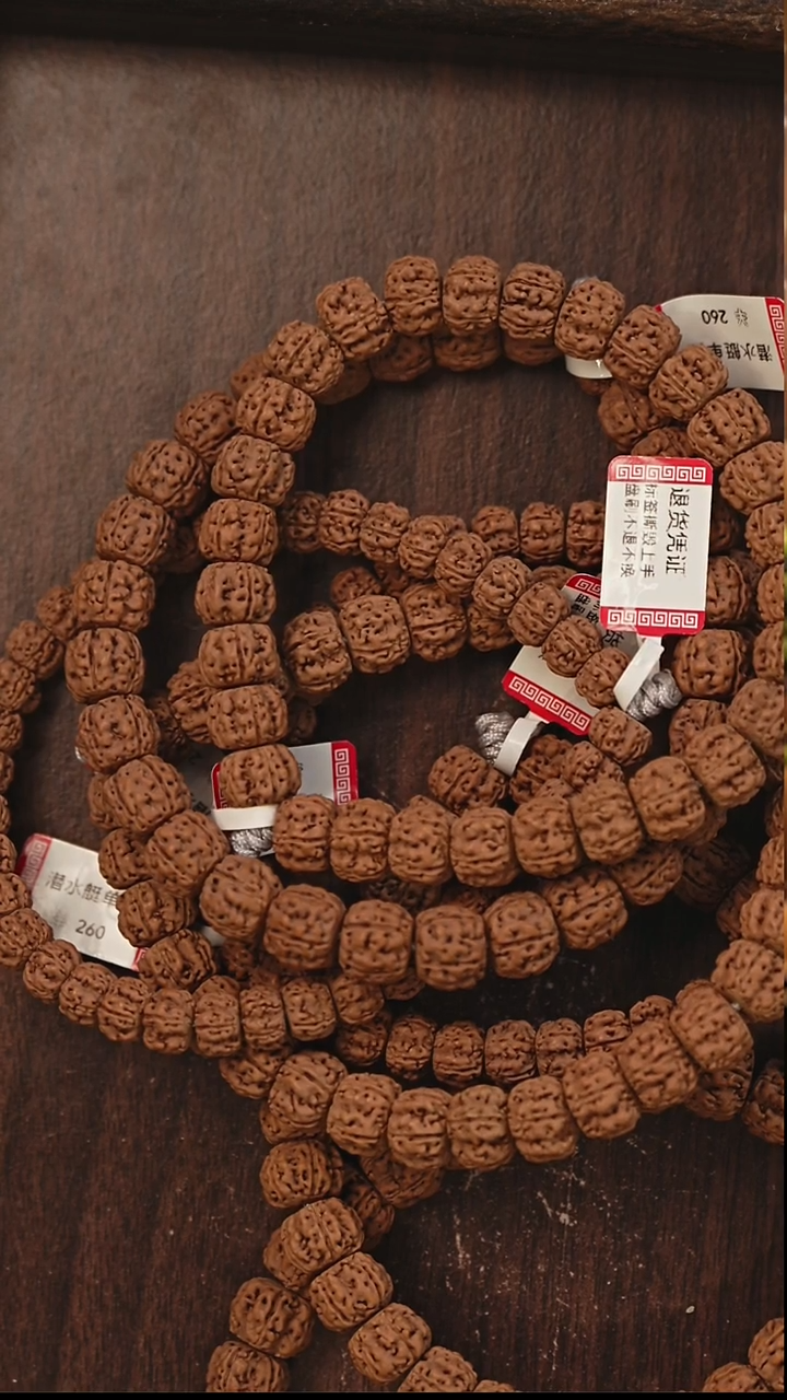 手串金刚菩提S02粗筋龙王单圈12~14mm