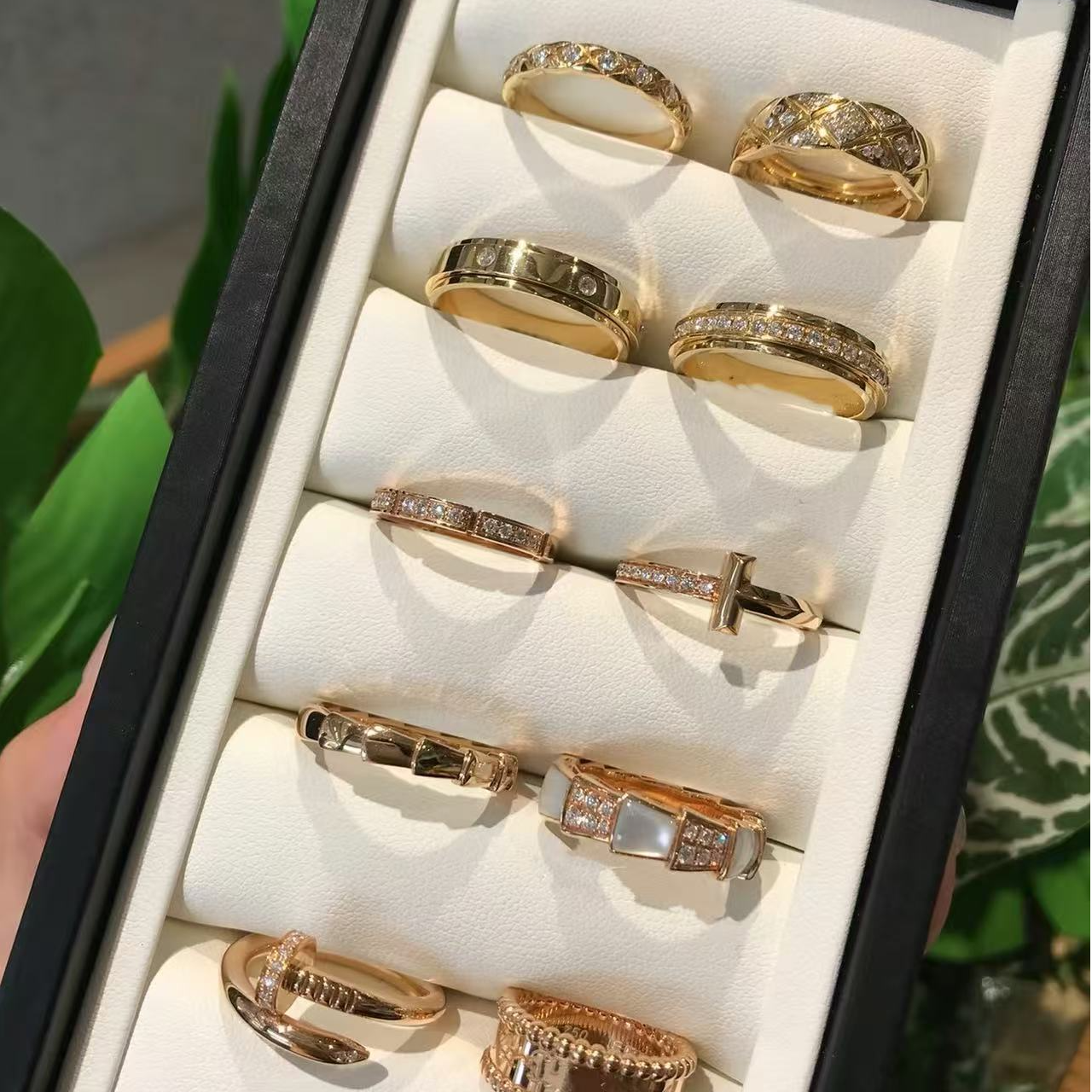 合金戒指 【千千】戒指集合 高保色时尚气质高级简约网红百搭不掉色