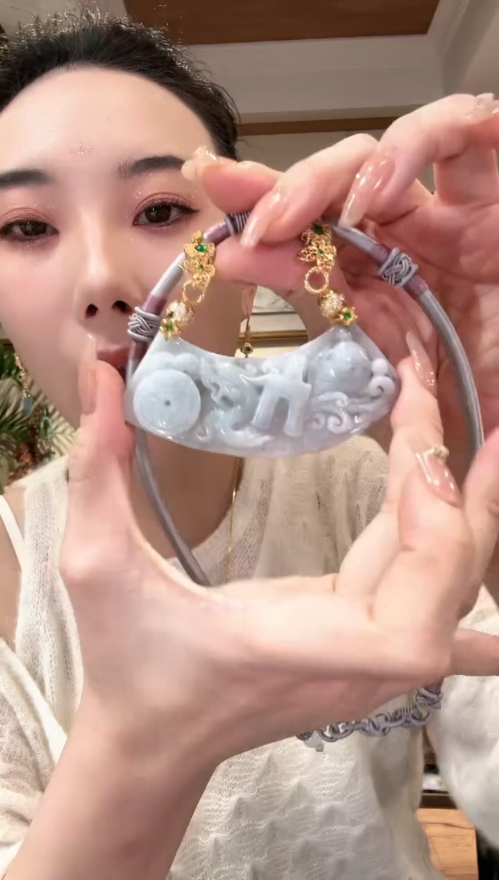 【闪购商品】翡翠颈饰未镶嵌国风