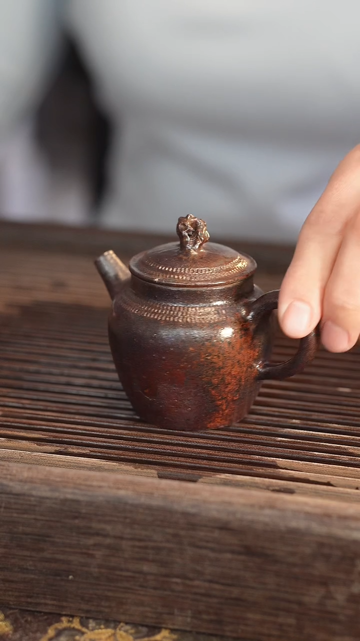 茶壶紫砂原矿手工制作100cc
