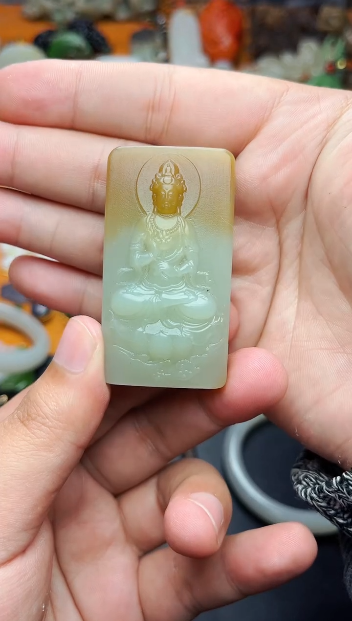 【闪购商品】和田玉颈饰未镶嵌观音01