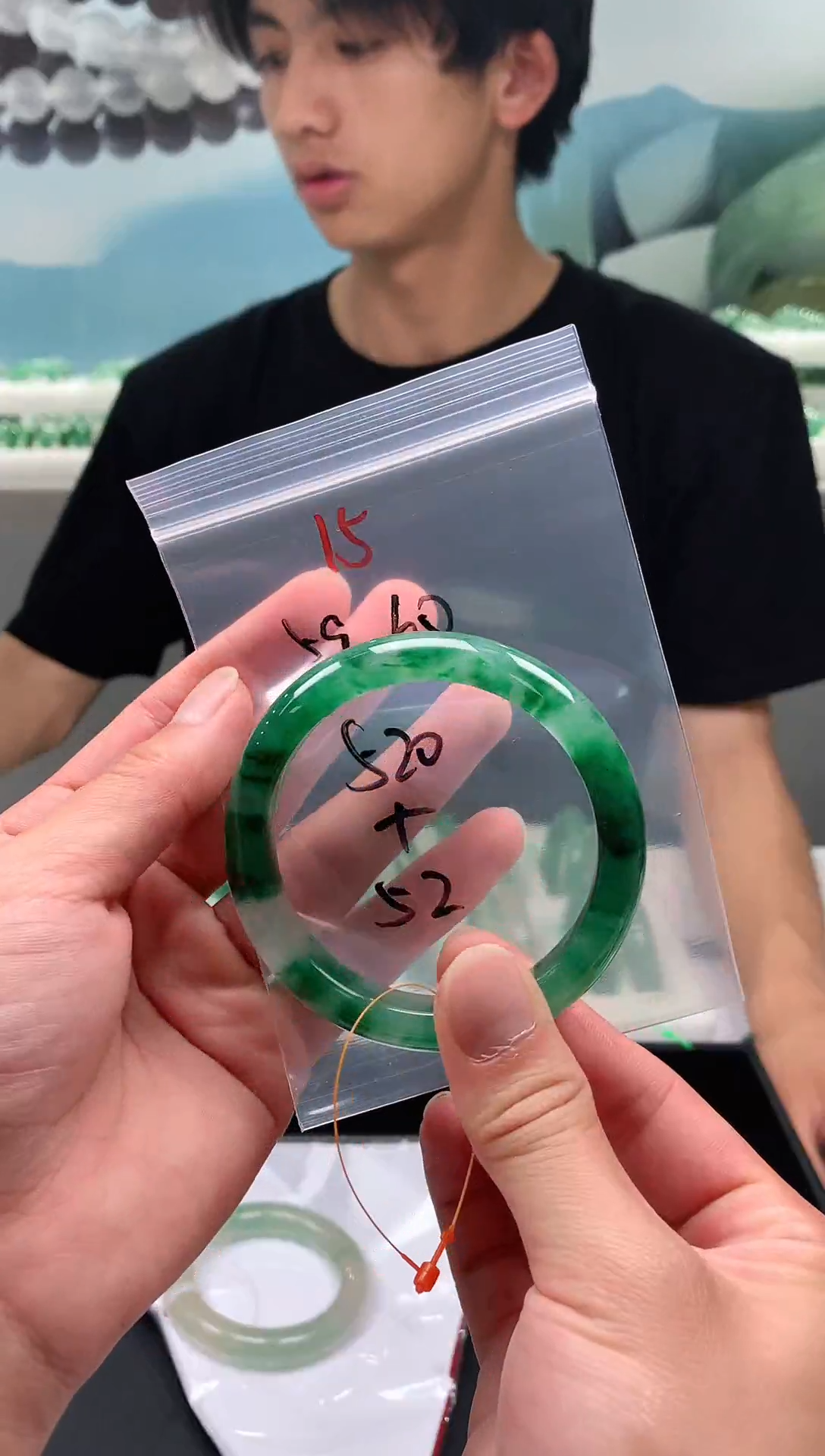 石英质玉手镯未镶嵌非洲翠手镯59-60圈口15号