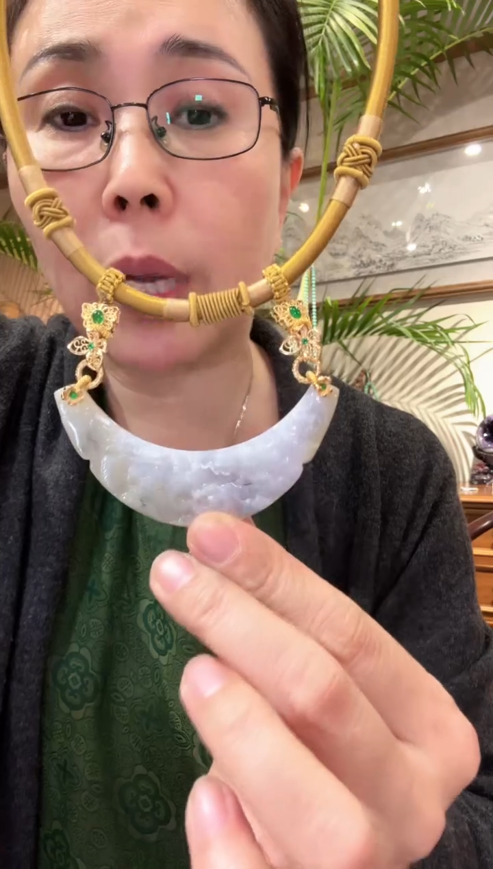 【闪购商品】翡翠颈饰未镶嵌国风