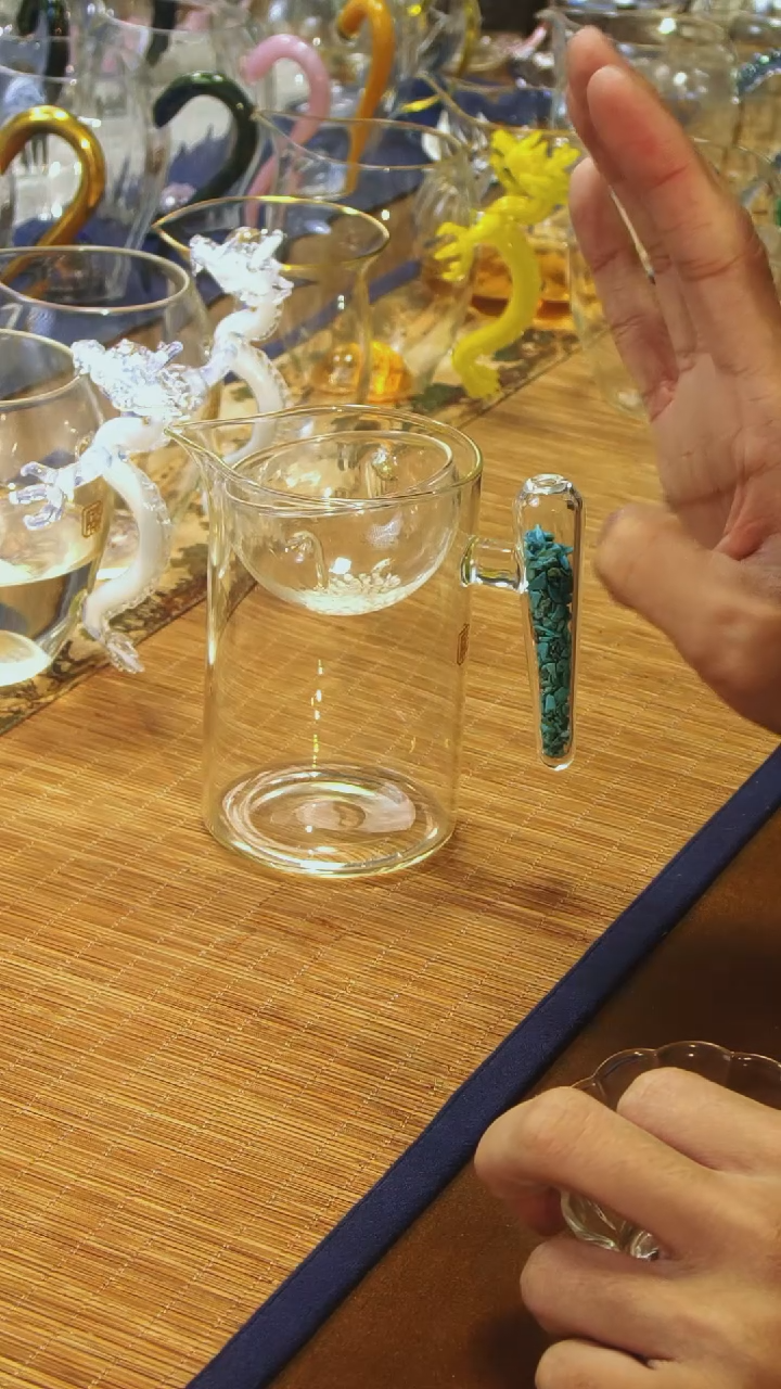 【闪购商品】半月公杯绿松石晶焱金标