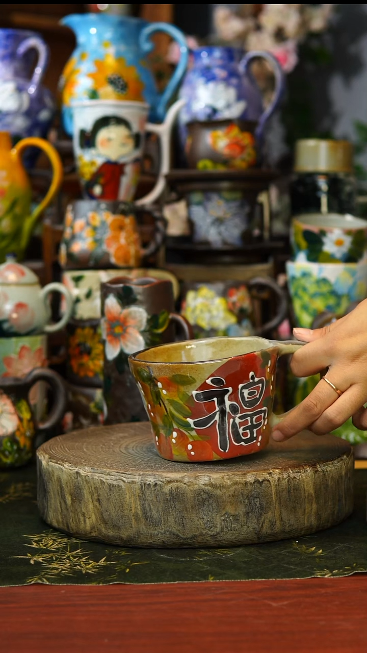 陶瓷33景德镇手工手绘釉下彩陶瓷