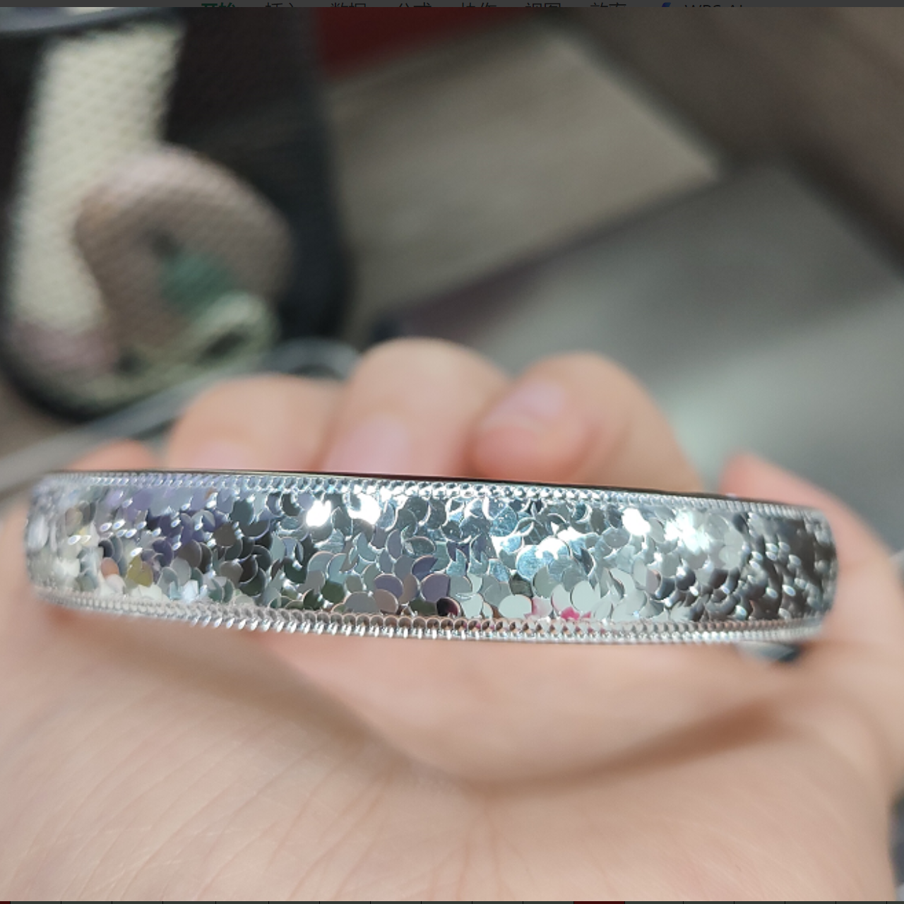 足银手镯 足银光面碎冰冰闭口手镯37g