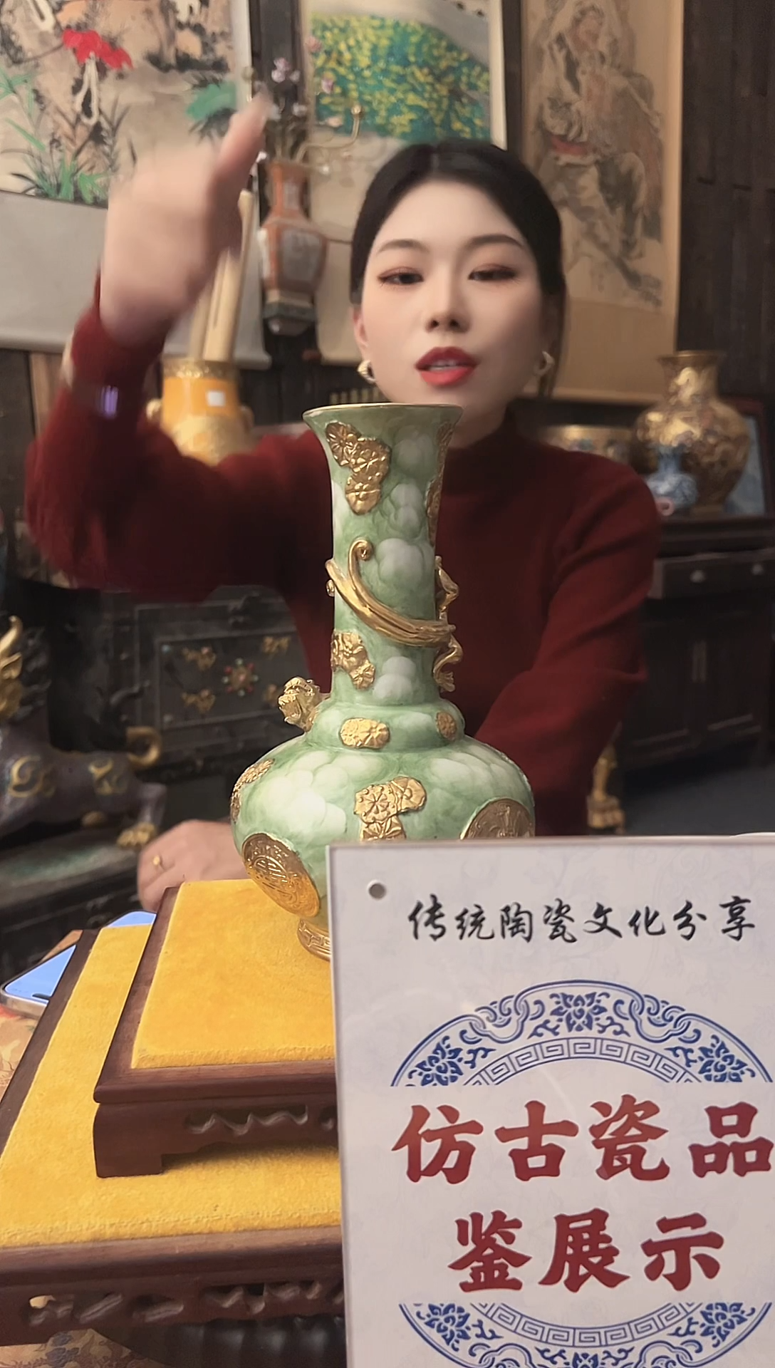 摆件陶景德镇陶瓷摆件