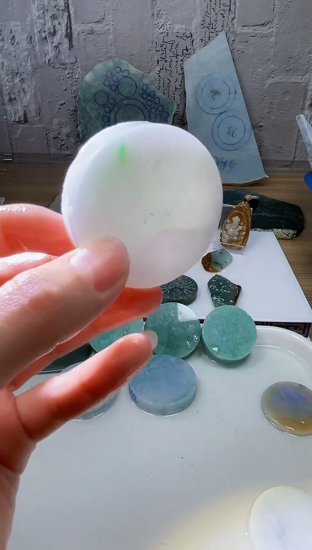 裸石翡翠天然翡翠A货余 南 899